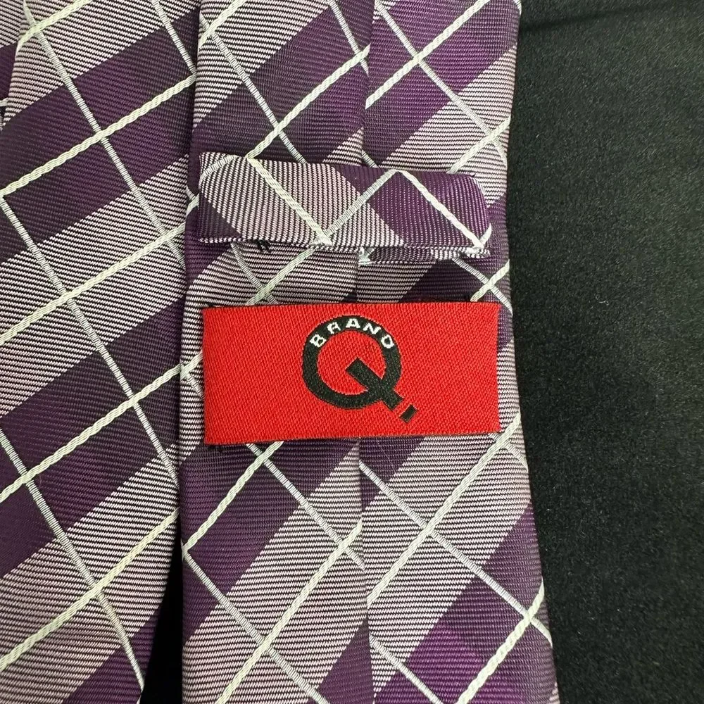 Brand Q Purple Italy Silk Tie